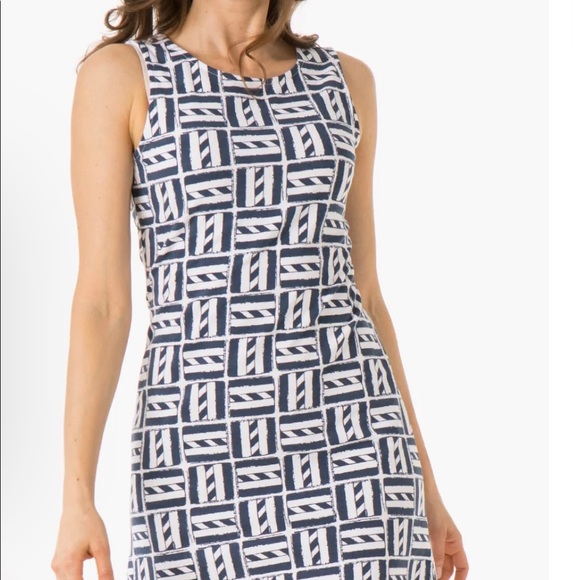 NWT—Mahi Gold Seaview Shift Dress (Black and Blue) - Picture 6 of 6